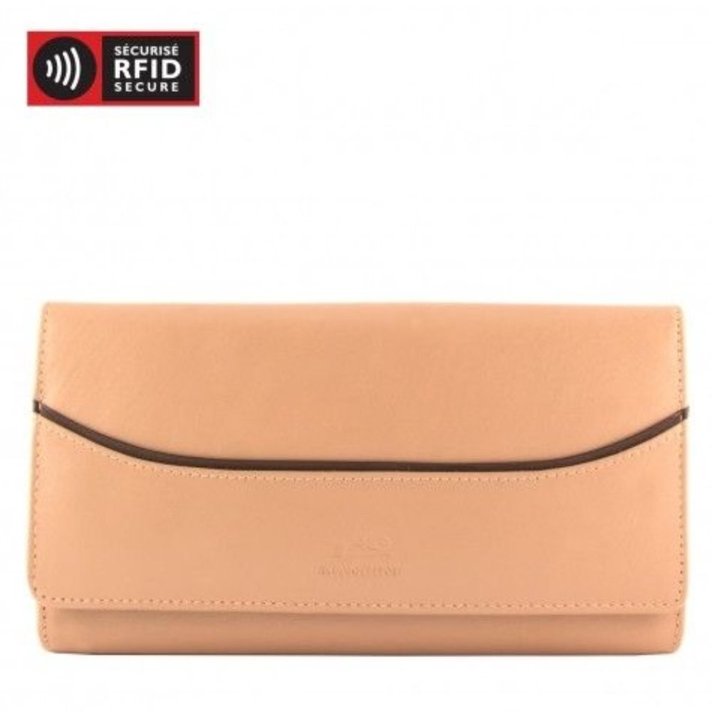 Mancini Luggage RFID Secure Ladies' Clutch Wallet